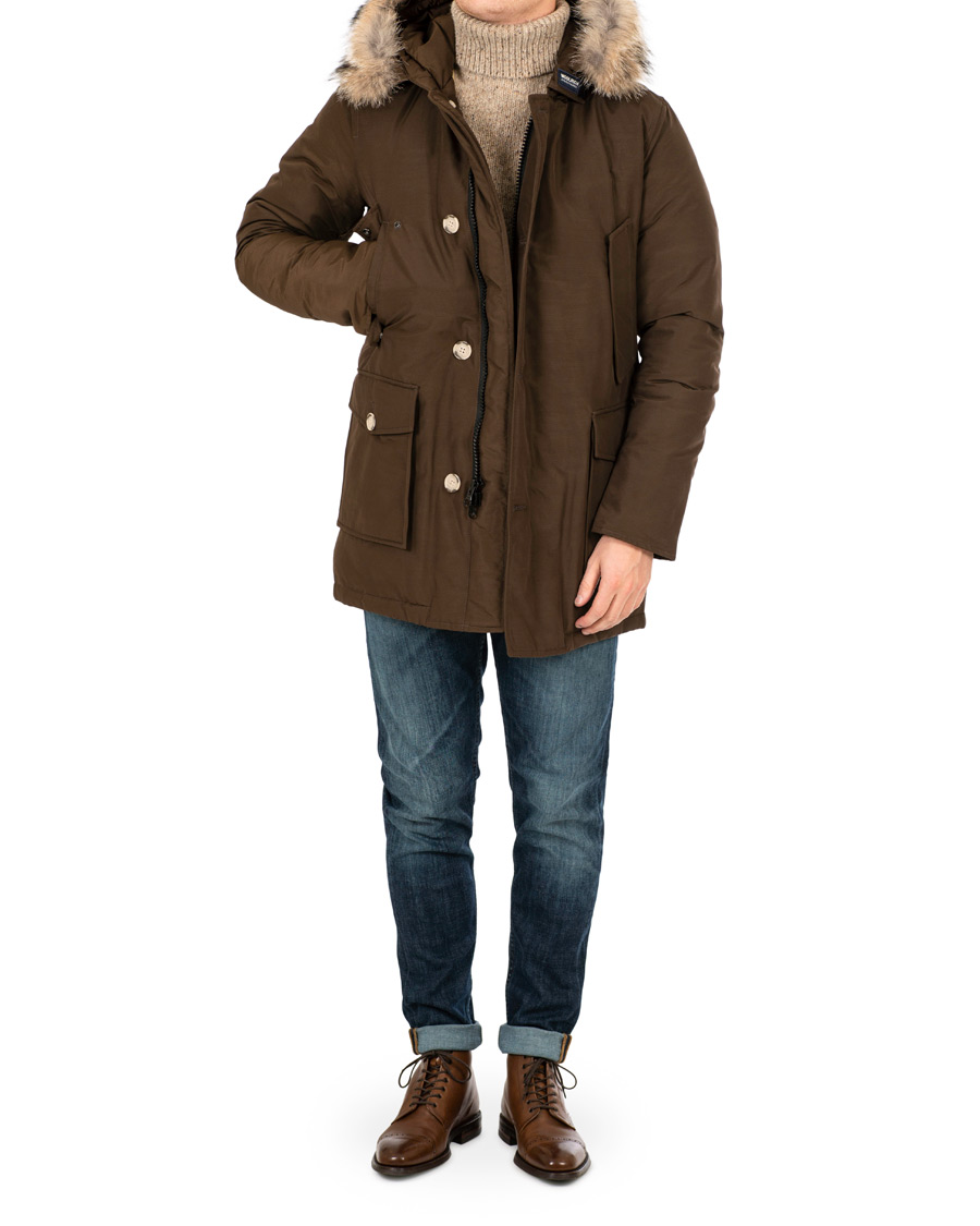 Heren | Jassen | Woolrich | Arctic Parka DF Stone Brown