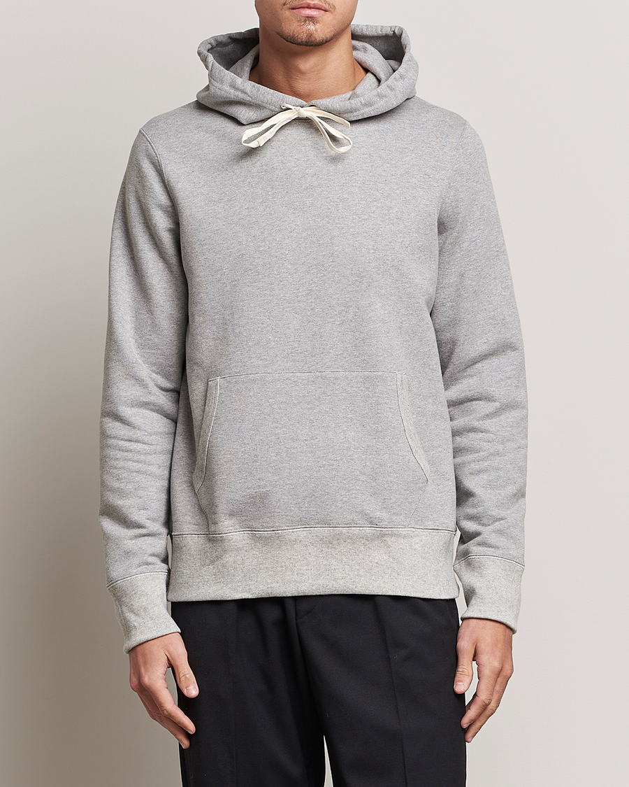 Heren |  | Merz b. Schwanen | Cotton Loopwheeled Hoodie Grey Melange