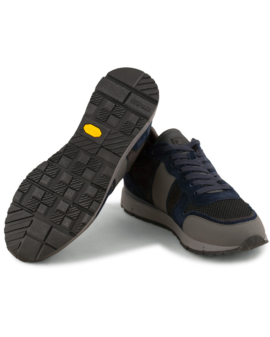Heren | Woolrich Jogger Running Sneaker Ocean/Black | Woolrich | Jogger Running Sneaker Ocean/Black