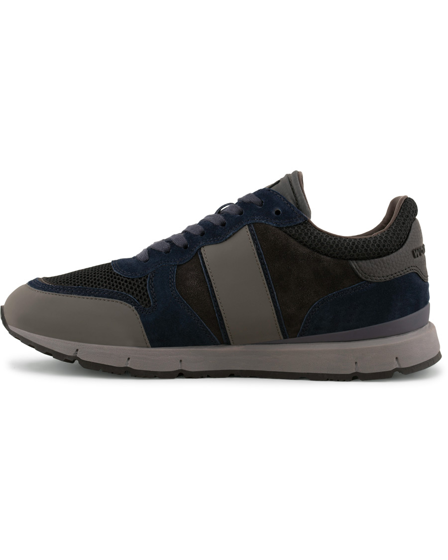 Heren | Woolrich Jogger Running Sneaker Ocean/Black | Woolrich | Jogger Running Sneaker Ocean/Black