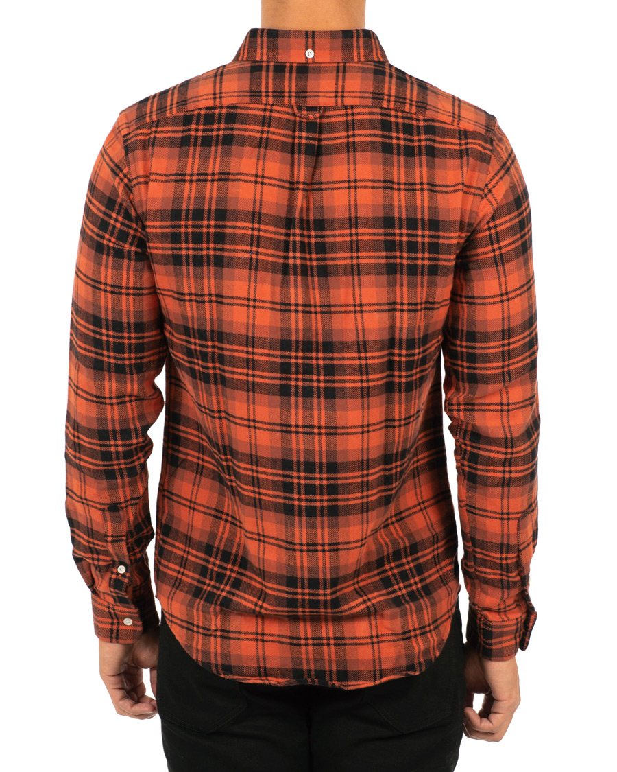 Heren | Overhemden | Schnayderman?s | Large Check Rost/Black Twill Shirt