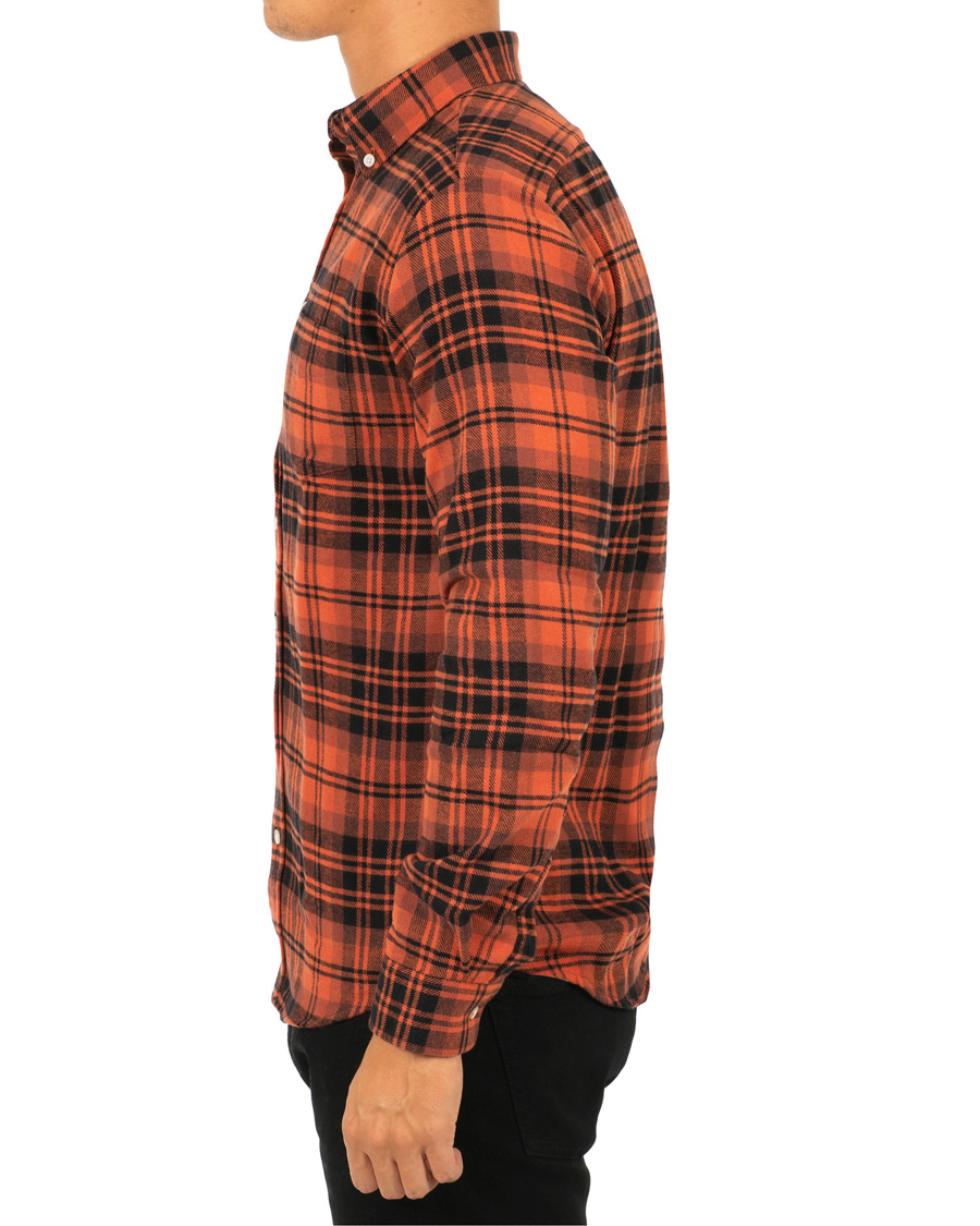 Heren | Overhemden | Schnayderman?s | Large Check Rost/Black Twill Shirt