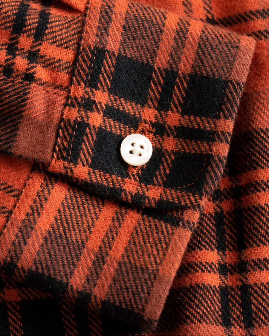 Heren | Overhemden | Schnayderman?s | Large Check Rost/Black Twill Shirt