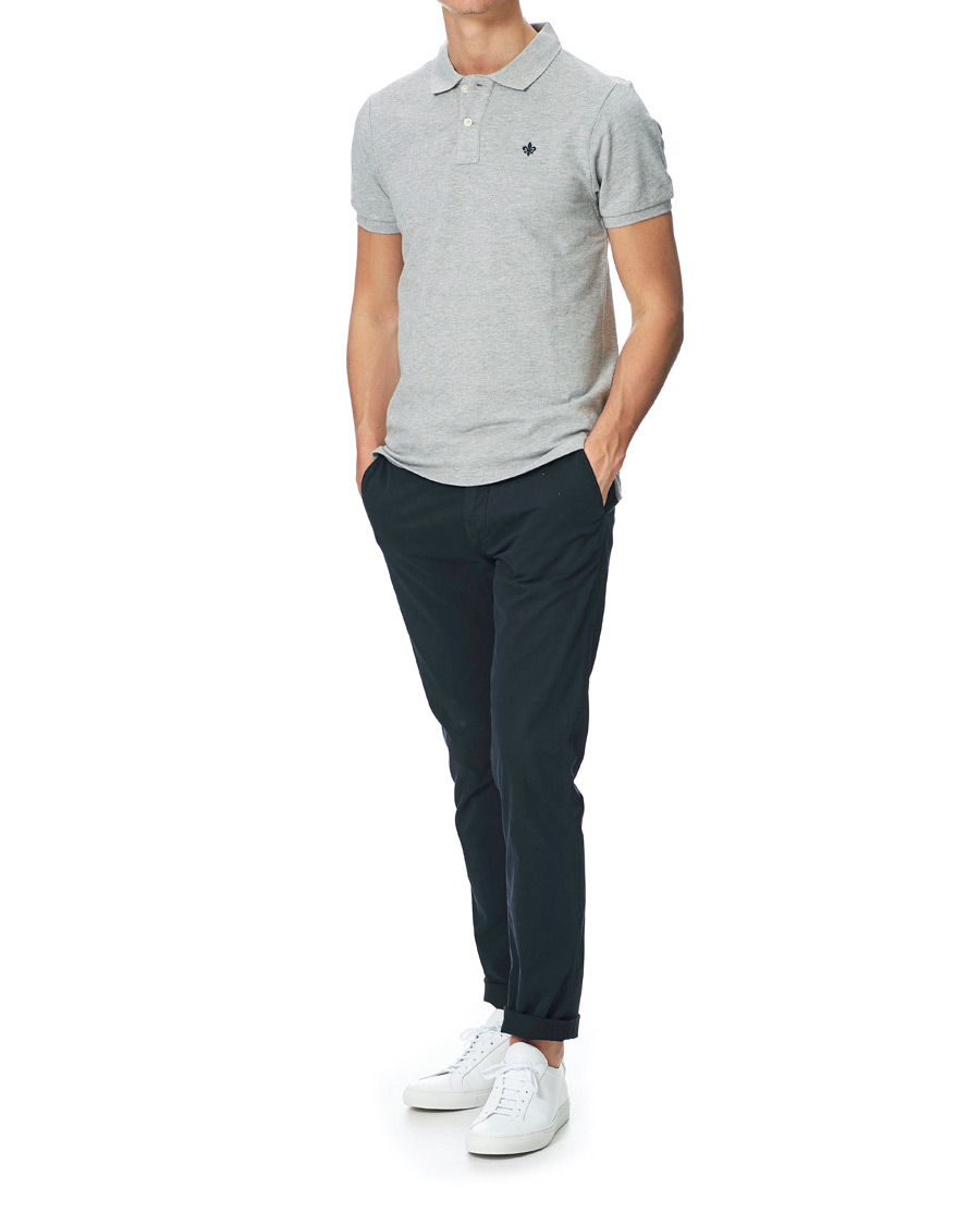 Heren | Polo's | Morris | New Piqué Grey Melange