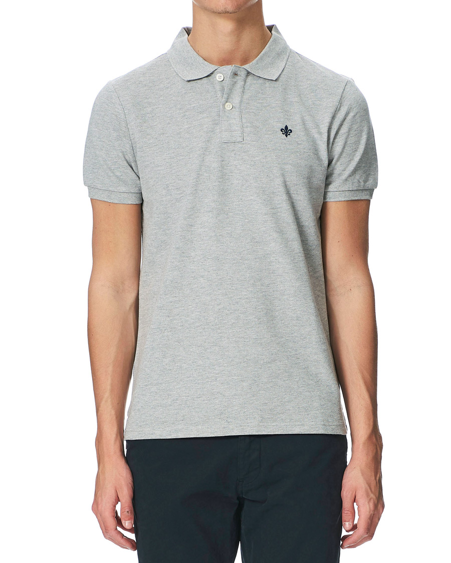 Heren | Polo's | Morris | New Piqué Grey Melange