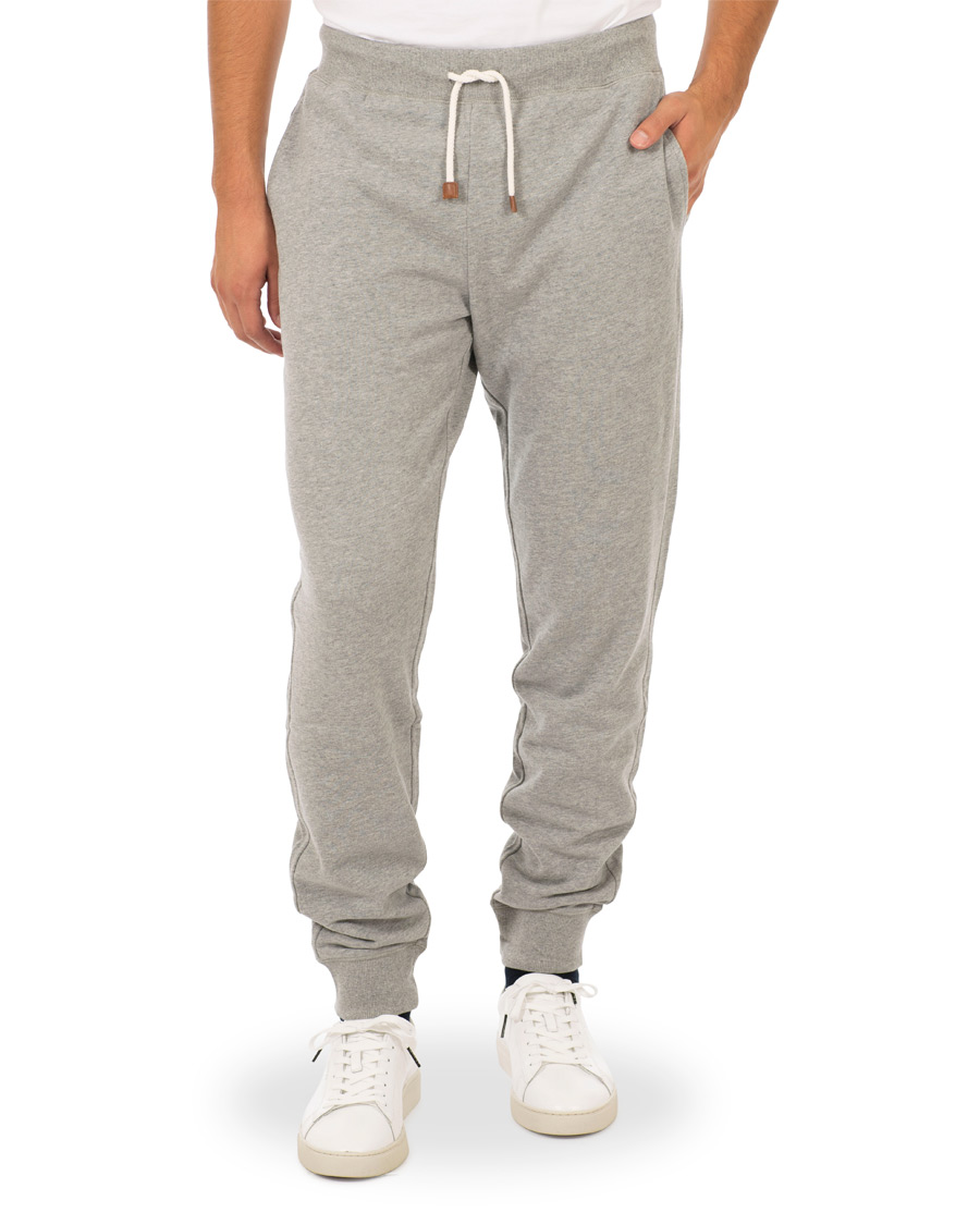 Heren | Broeken | Morris | Sweatpants Grey Melange