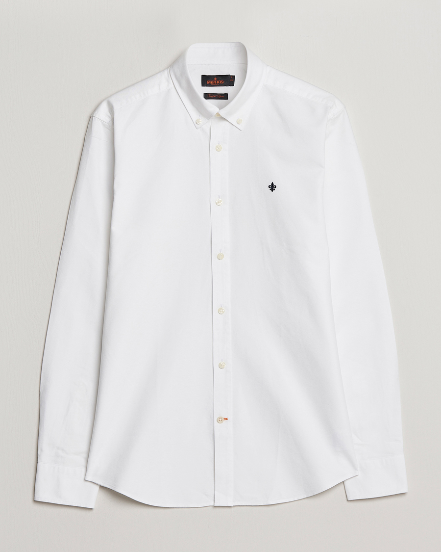 Heren | Morris | Morris | Oxford Button Down Cotton Shirt White