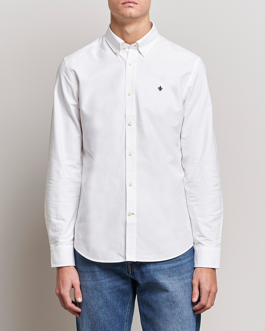 Heren |  | Morris | Oxford Button Down Cotton Shirt White