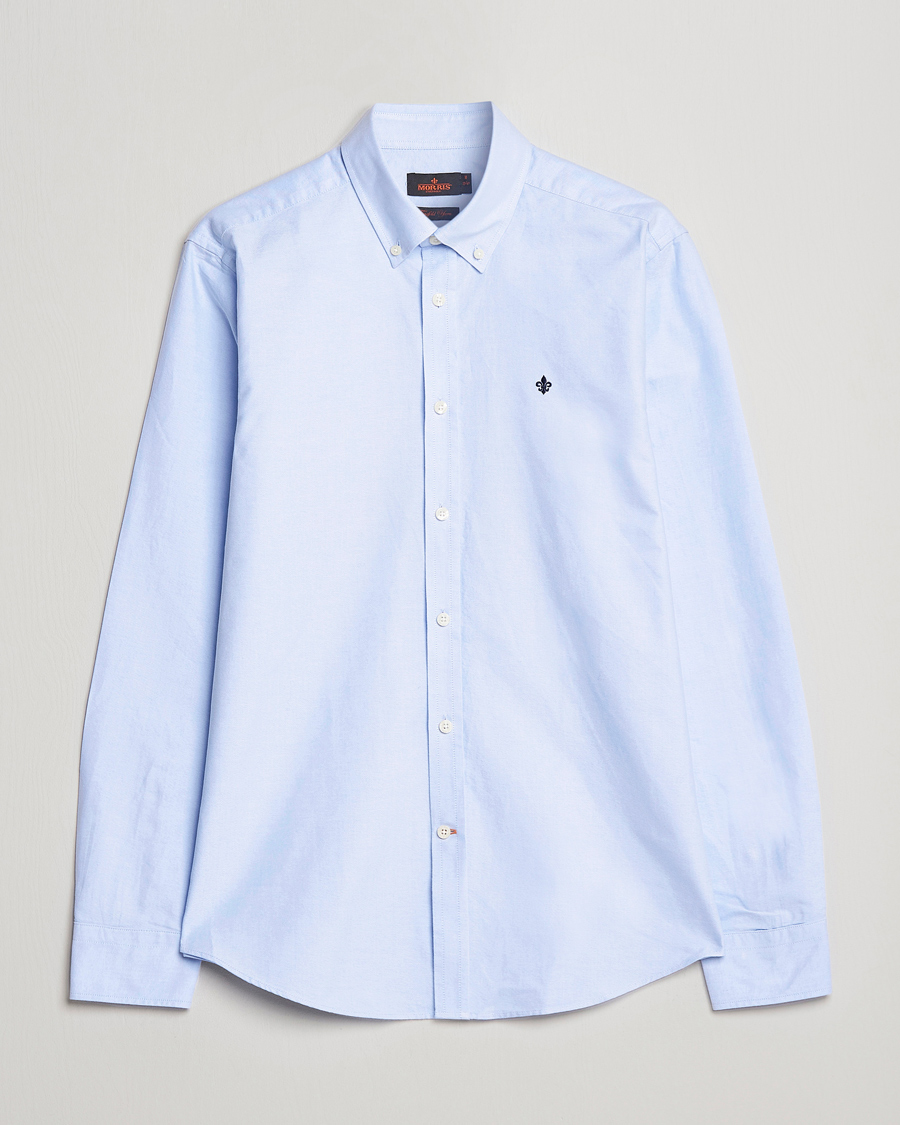 Heren | Overhemden | Morris | Douglas Oxford Shirt Light Blue