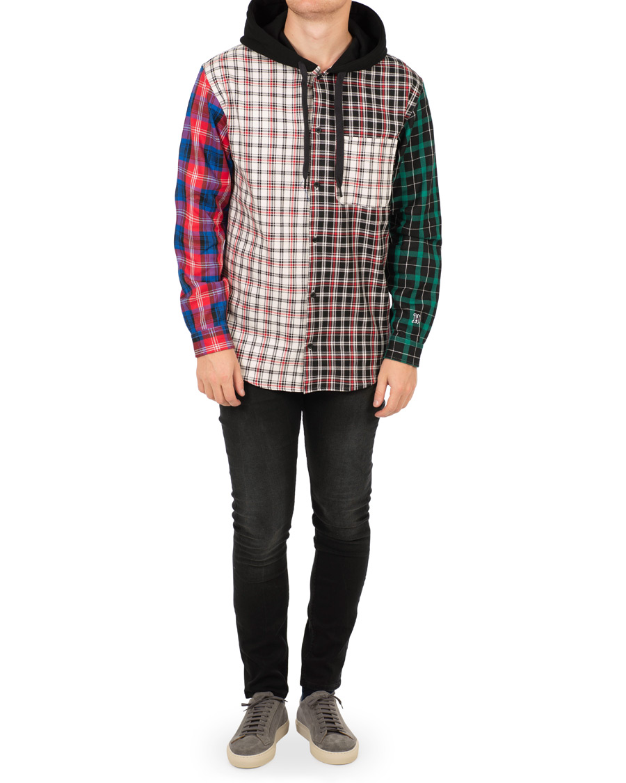 Heren | Truien | Tommy Hilfiger | Lewis Hamilton Plaid Hoodie Shirt Barbados Cherry