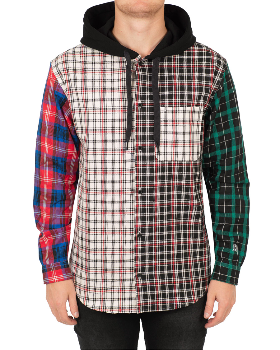Heren | Truien | Tommy Hilfiger | Lewis Hamilton Plaid Hoodie Shirt Barbados Cherry