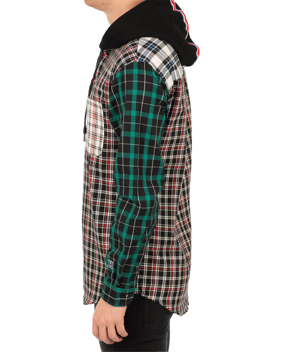 Heren | Truien | Tommy Hilfiger | Lewis Hamilton Plaid Hoodie Shirt Barbados Cherry