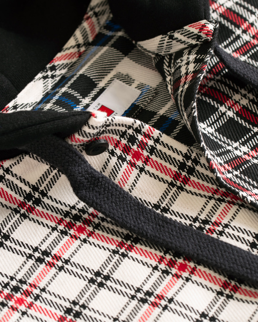 Heren | Truien | Tommy Hilfiger | Lewis Hamilton Plaid Hoodie Shirt Barbados Cherry