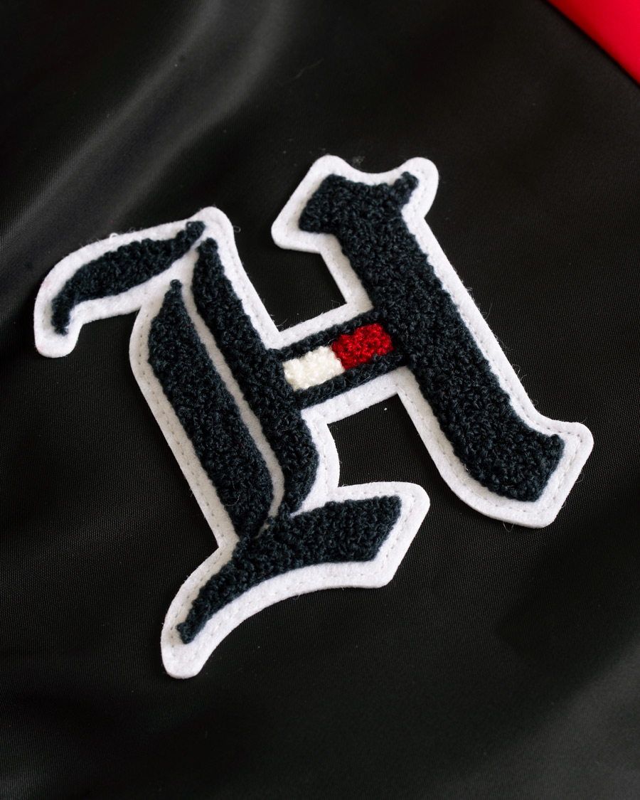 Heren | Jassen | Tommy Hilfiger | Lewis Hamilton Varsity Bomber Jet Black