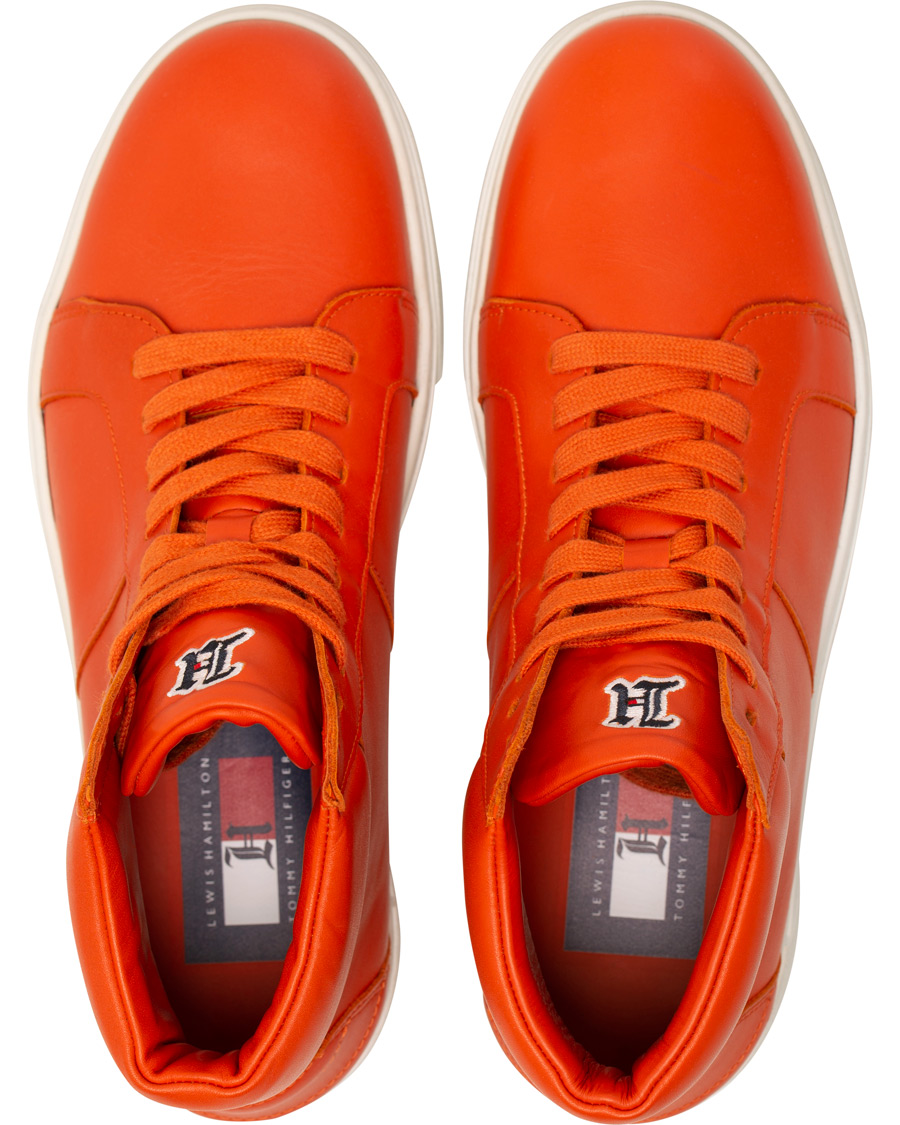 Heren | Tommy Hilfiger Lewis Hamilton Hybrid High Top Orangeade | Tommy Hilfiger | Lewis Hamilton Hybrid High Top Orangeade
