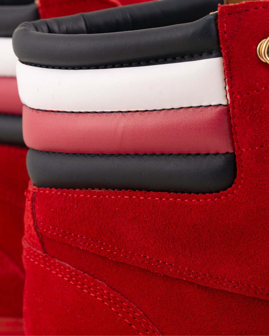 Heren | Tommy Hilfiger Lewis Hamilton Suede Hiking Boot Barbados Cherry | Tommy Hilfiger | Lewis Hamilton Suede Hiking Boot Barbados Cherry
