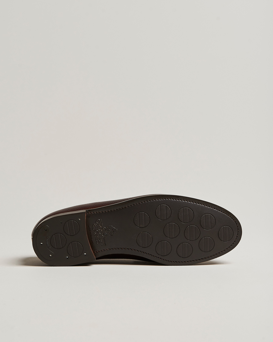 Heren | Instappers | Crockett & Jones | Boston City Sole Dark Brown Calf