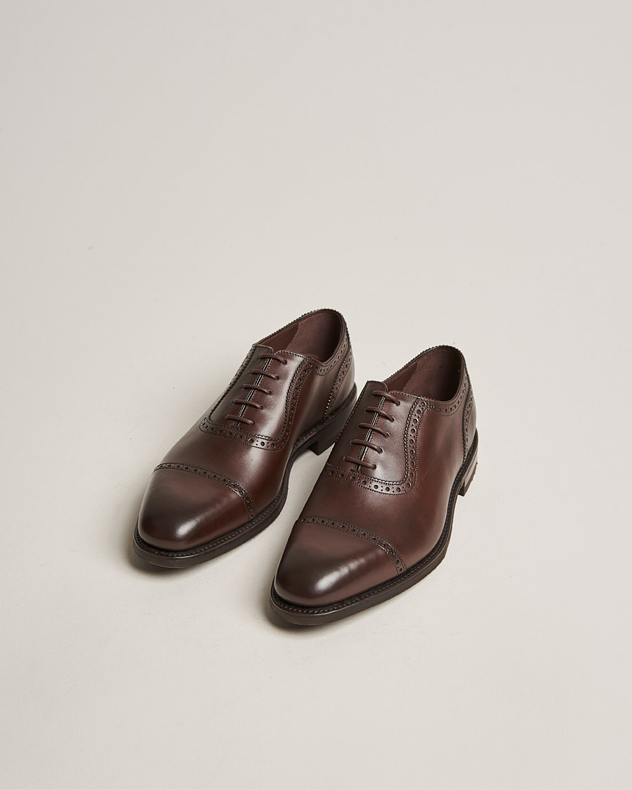 Men |  | Loake 1880 | Fleet Brogue Shadow Sole Dark Brown Calf