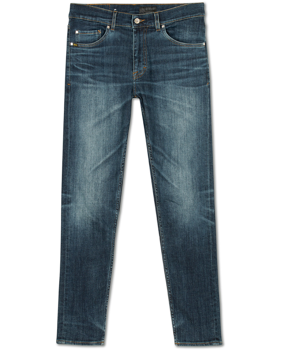 Heren | Jeans | Tiger of Sweden Jeans | Evolve Royal Blue Stretch Jeans Mid Blue