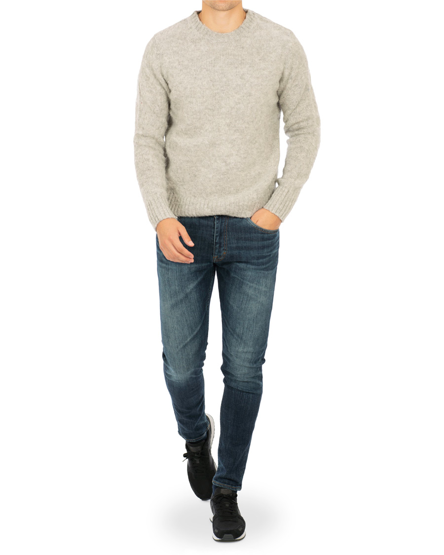 Heren | Jeans | Tiger of Sweden Jeans | Evolve Royal Blue Stretch Jeans Mid Blue