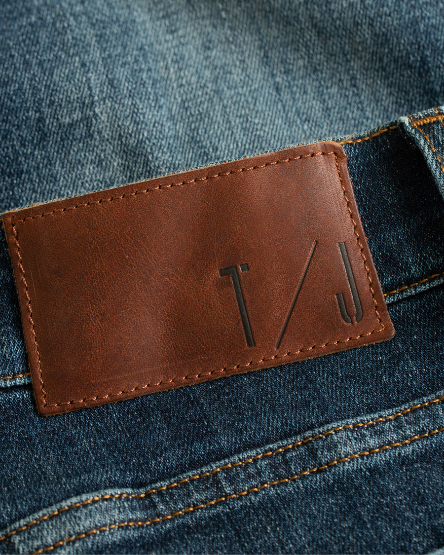 Heren | Jeans | Tiger of Sweden Jeans | Evolve Royal Blue Stretch Jeans Mid Blue