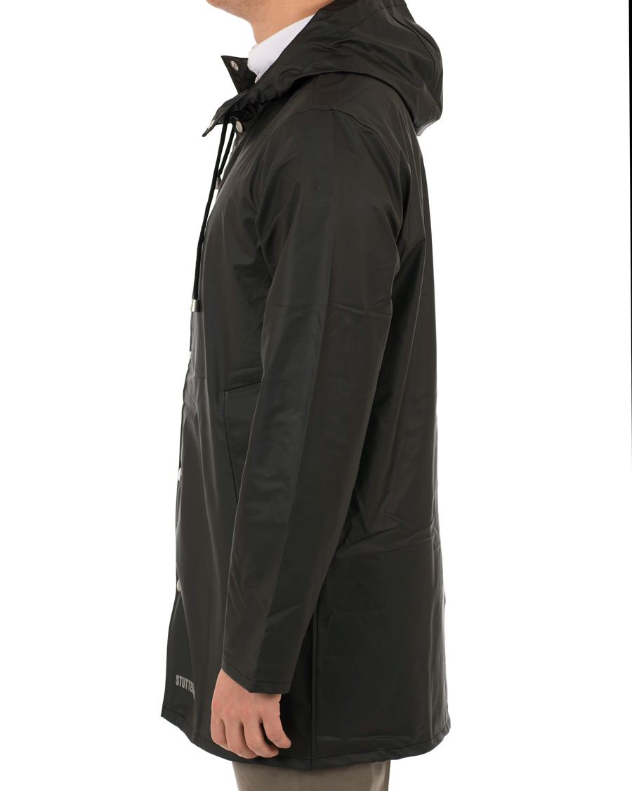 Heren | Jassen | Stutterheim | Stockholm Lightweight Raincoat Black