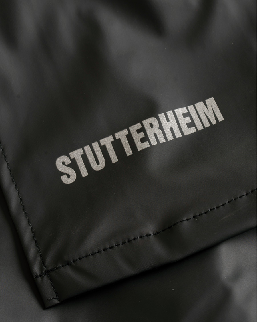 Heren | Jassen | Stutterheim | Stockholm Lightweight Raincoat Black