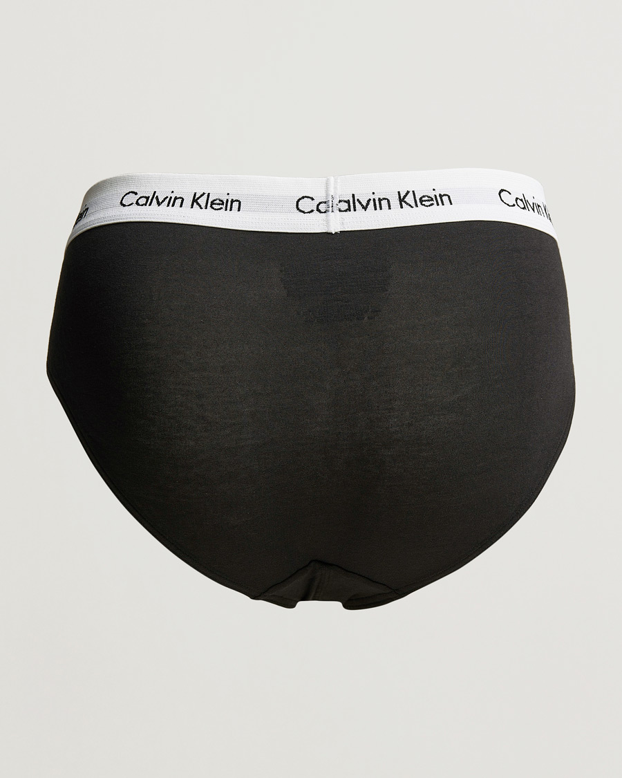 Heren |  | Calvin Klein | Cotton Stretch Hip Breif 3-Pack Black