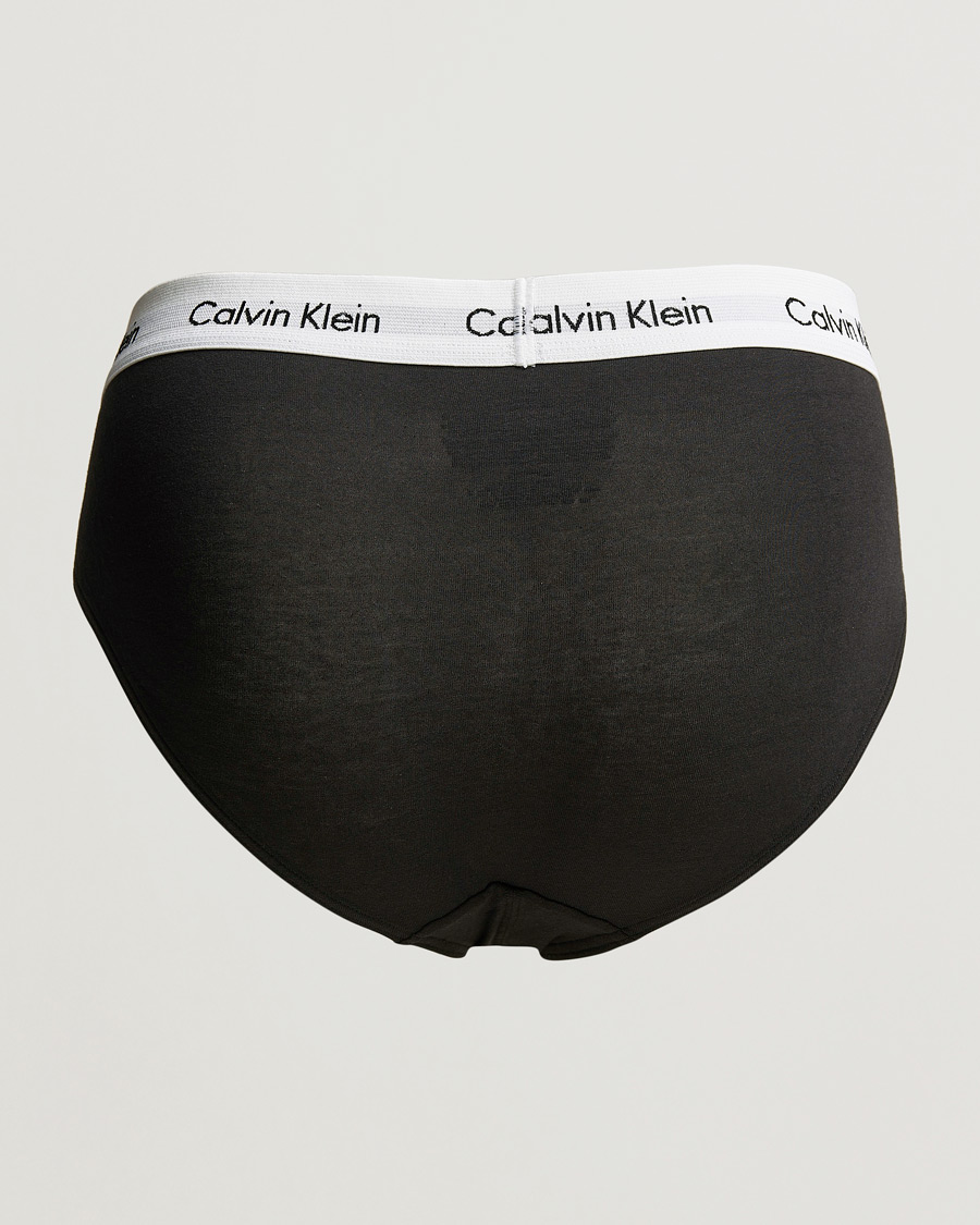 Heren | Kleding | Calvin Klein | Cotton Stretch Hip Breif 3-Pack Black