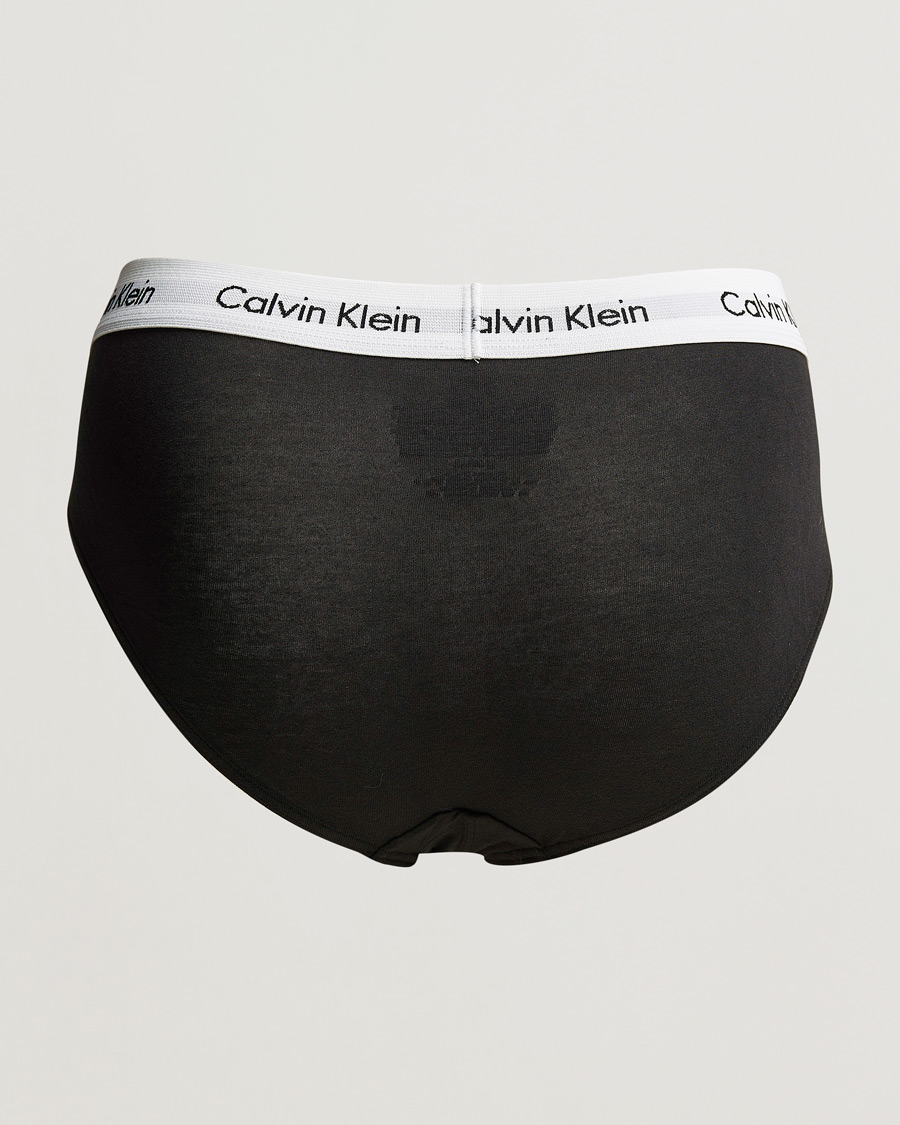 Heren |  | Calvin Klein | Cotton Stretch Hip Breif 3-Pack Black/White/Grey