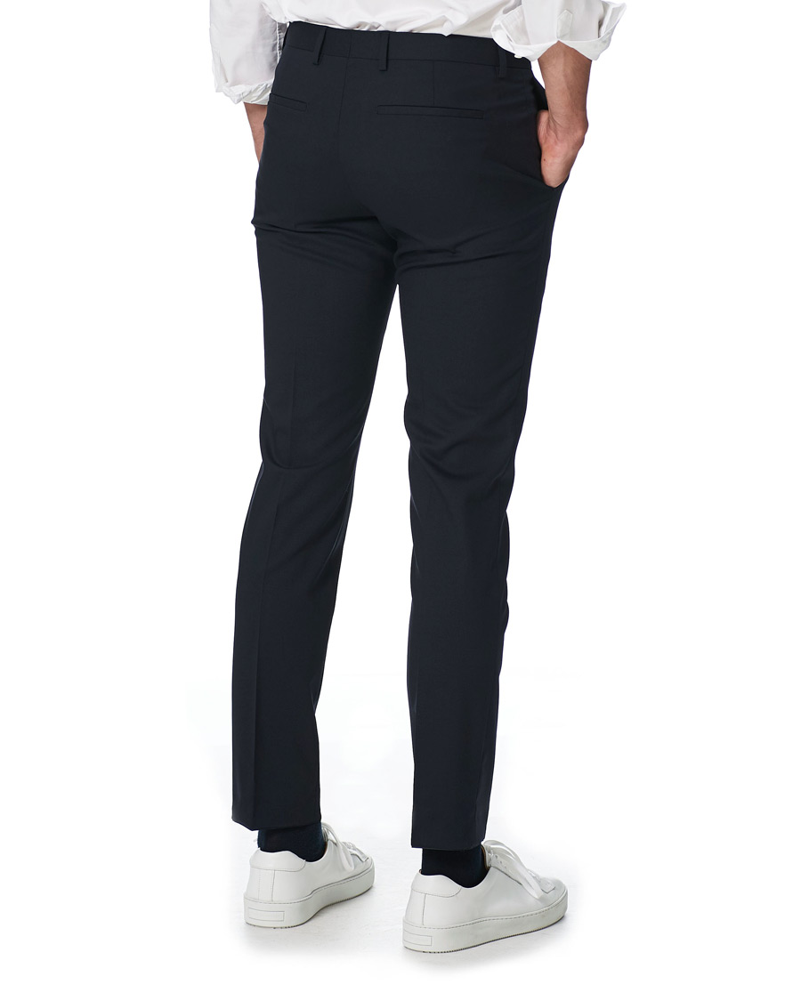 Heren | Broeken | Calvin Klein | Wool Stretch Trousers Midnight Navy