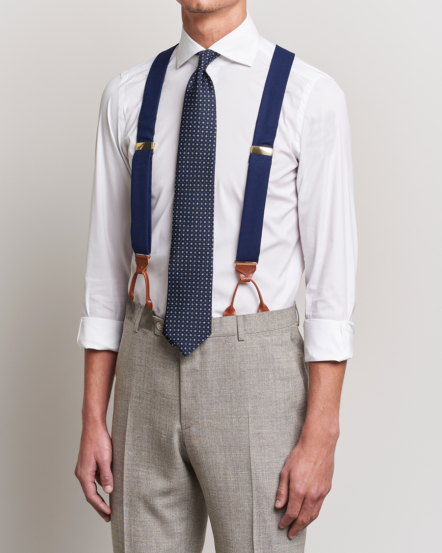 Heren | Albert Thurston Fresco Braces 38mm Royal Blue | Albert Thurston | Fresco Braces 38mm Royal Blue