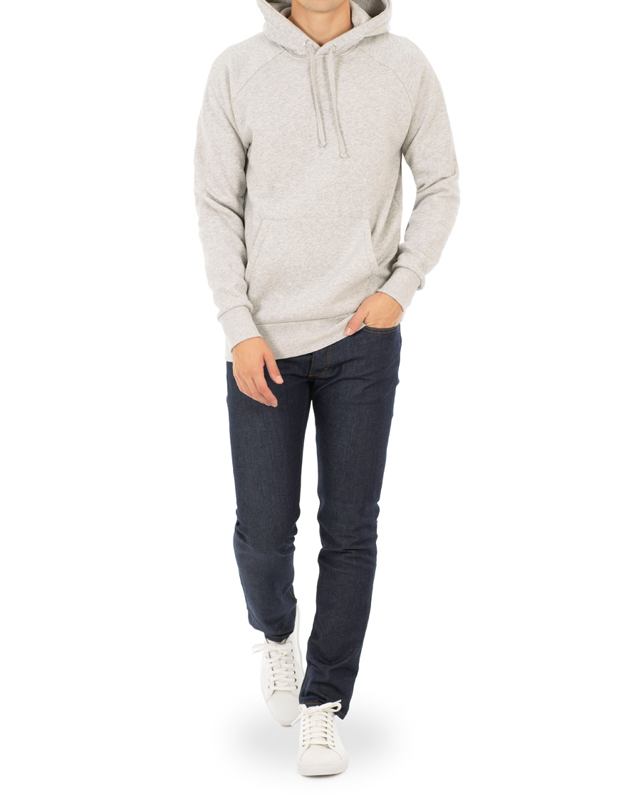 Heren | Truien | A Day's March | Hoodie Sweatshirt Grey Melange