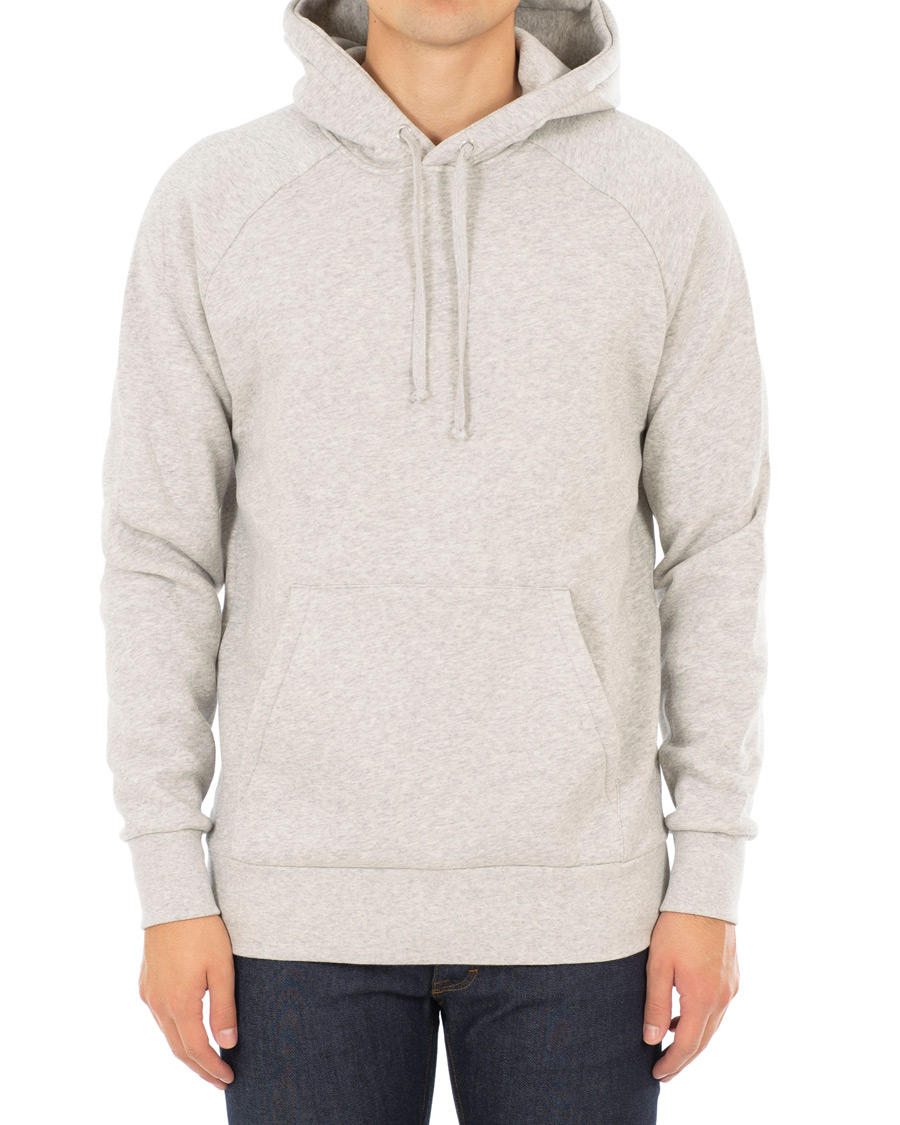 Heren | Truien | A Day's March | Hoodie Sweatshirt Grey Melange