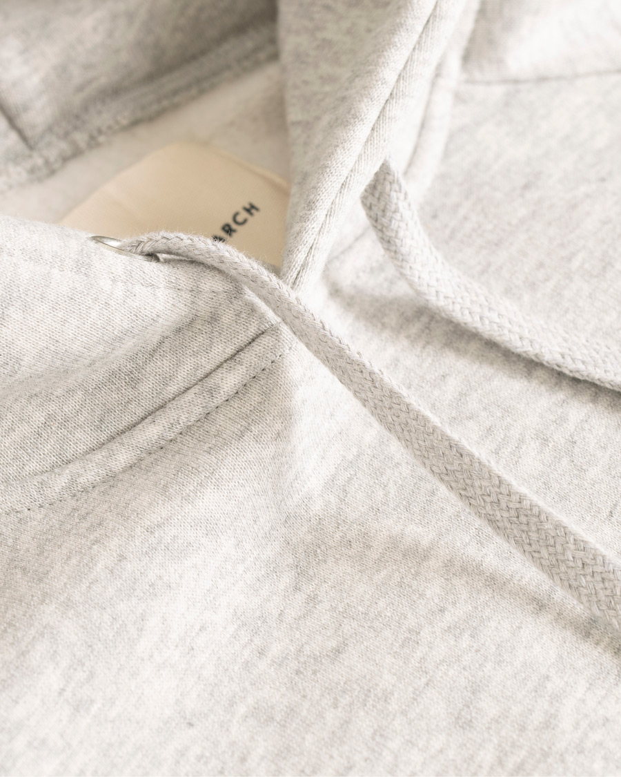 Heren | Truien | A Day's March | Hoodie Sweatshirt Grey Melange