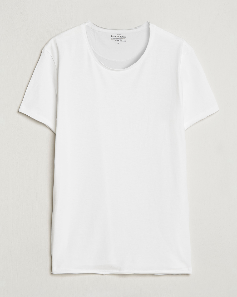 Heren | T-shirts | Bread & Boxers | Crew Neck Relaxed White