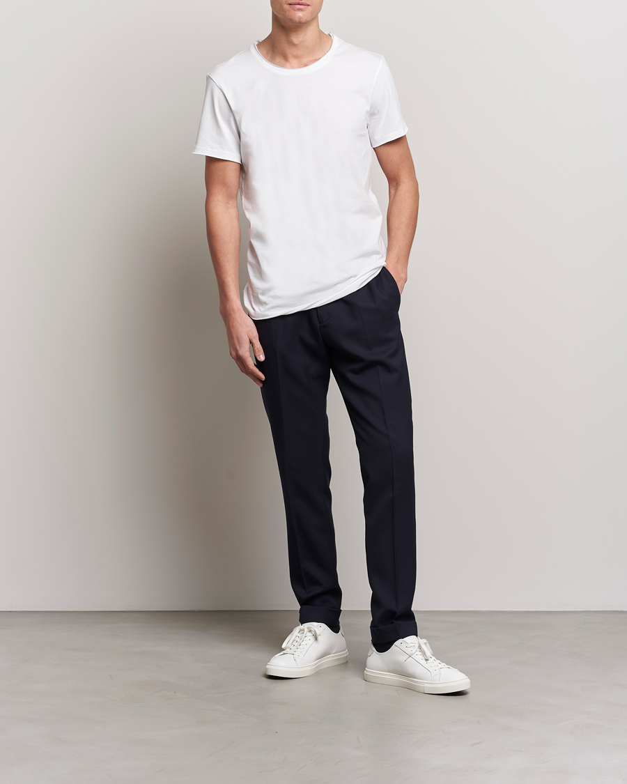 Heren | T-shirts | Bread & Boxers | Crew Neck Relaxed White