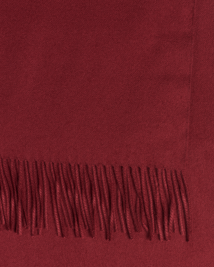 Heren | Sjaals | Piacenza Cashmere | Cashmere Scarf Burgundy