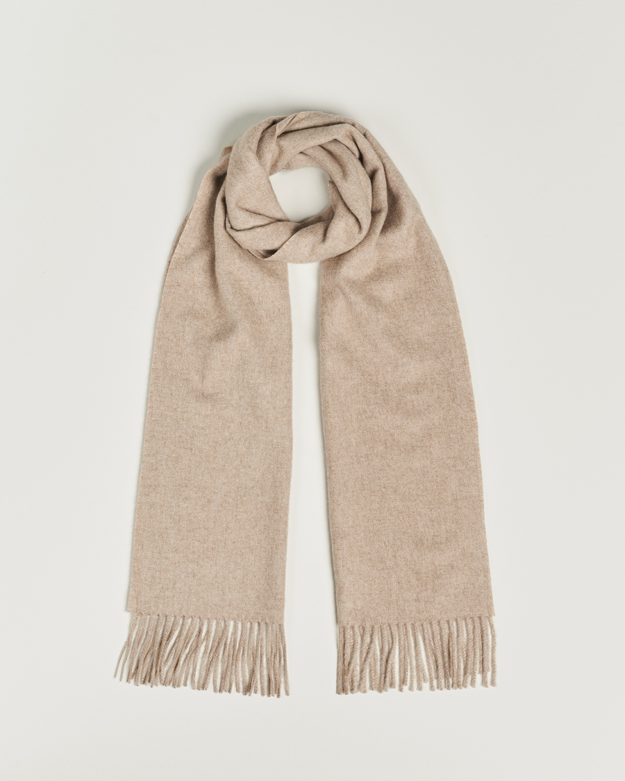 Heren | Sjaals | Piacenza Cashmere | Cashmere Scarf Light Beige