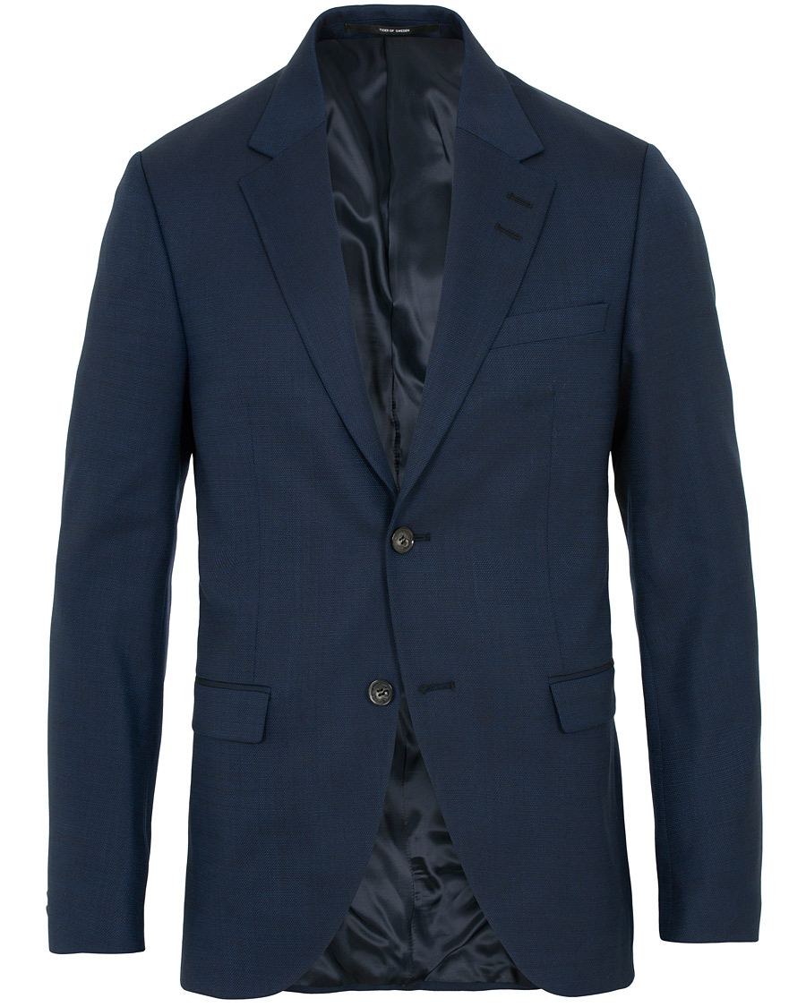 Heren | Blazers | Tiger of Sweden | Jamonte Wool Stretch Blazer Country Blue