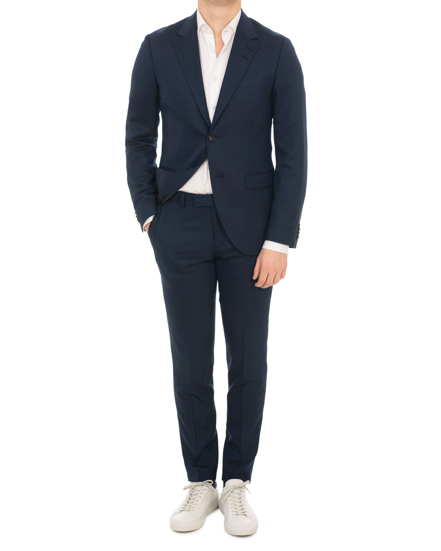 Heren | Blazers | Tiger of Sweden | Jamonte Wool Stretch Blazer Country Blue