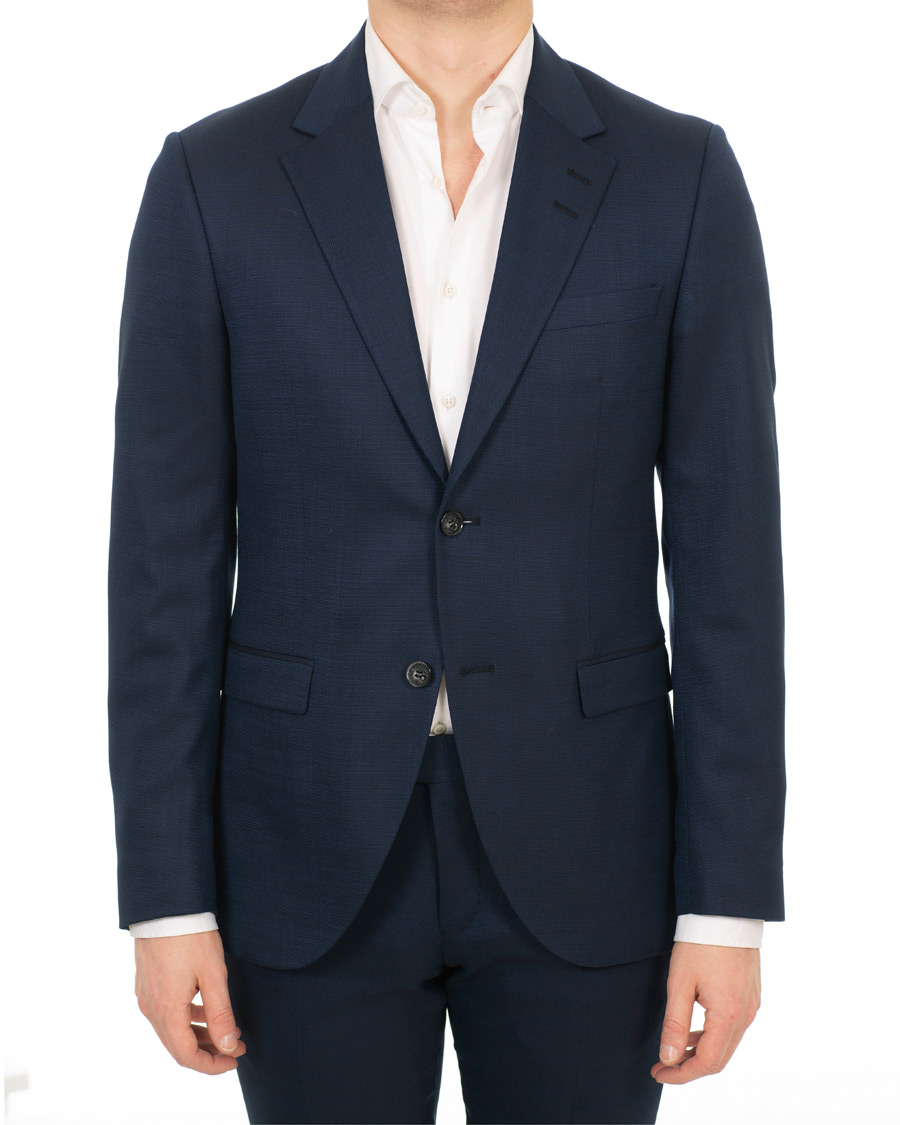 Heren | Blazers | Tiger of Sweden | Jamonte Wool Stretch Blazer Country Blue