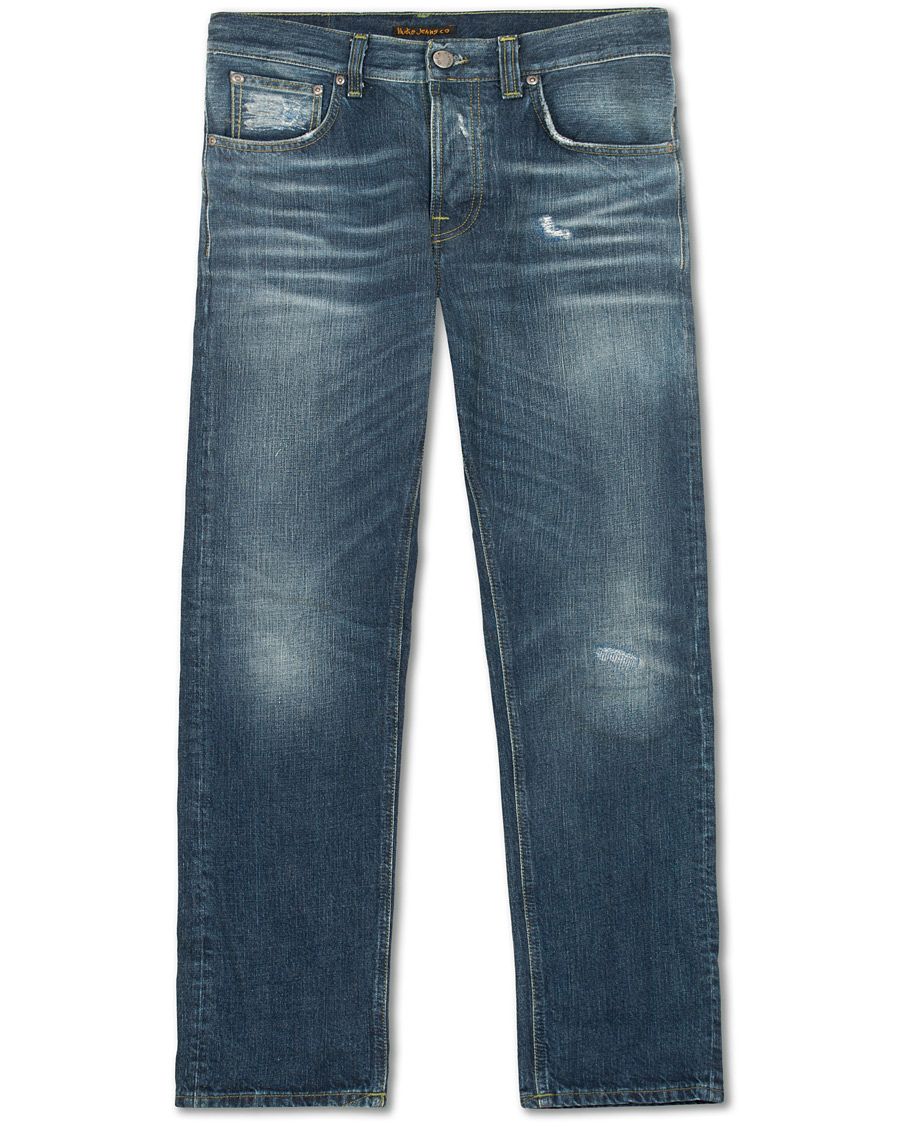 Heren | Jeans | Nudie Jeans | Green Collection Sleepy Sixten Jeans Authentic Green