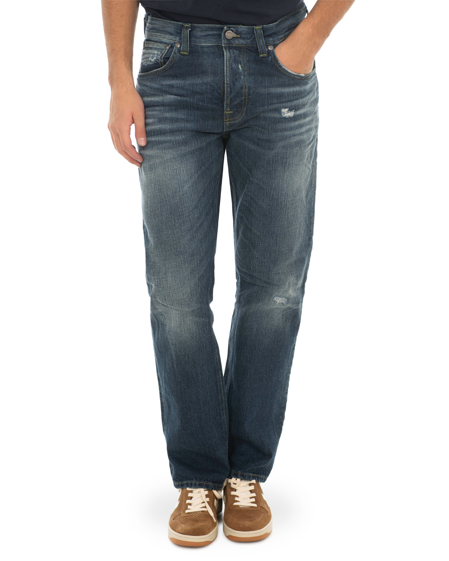Heren | Jeans | Nudie Jeans | Green Collection Sleepy Sixten Jeans Authentic Green