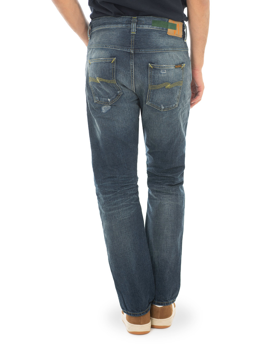 Heren | Jeans | Nudie Jeans | Green Collection Sleepy Sixten Jeans Authentic Green