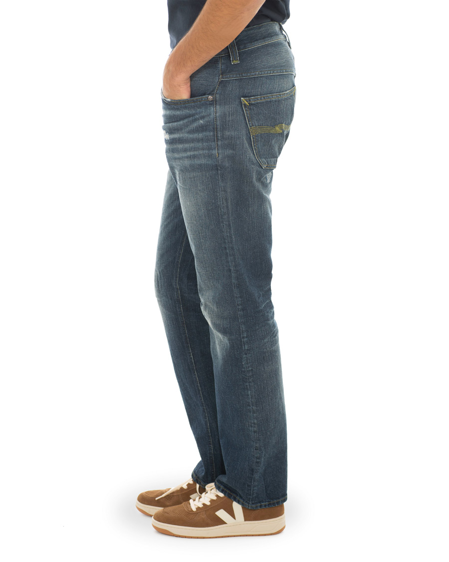 Heren | Jeans | Nudie Jeans | Green Collection Sleepy Sixten Jeans Authentic Green