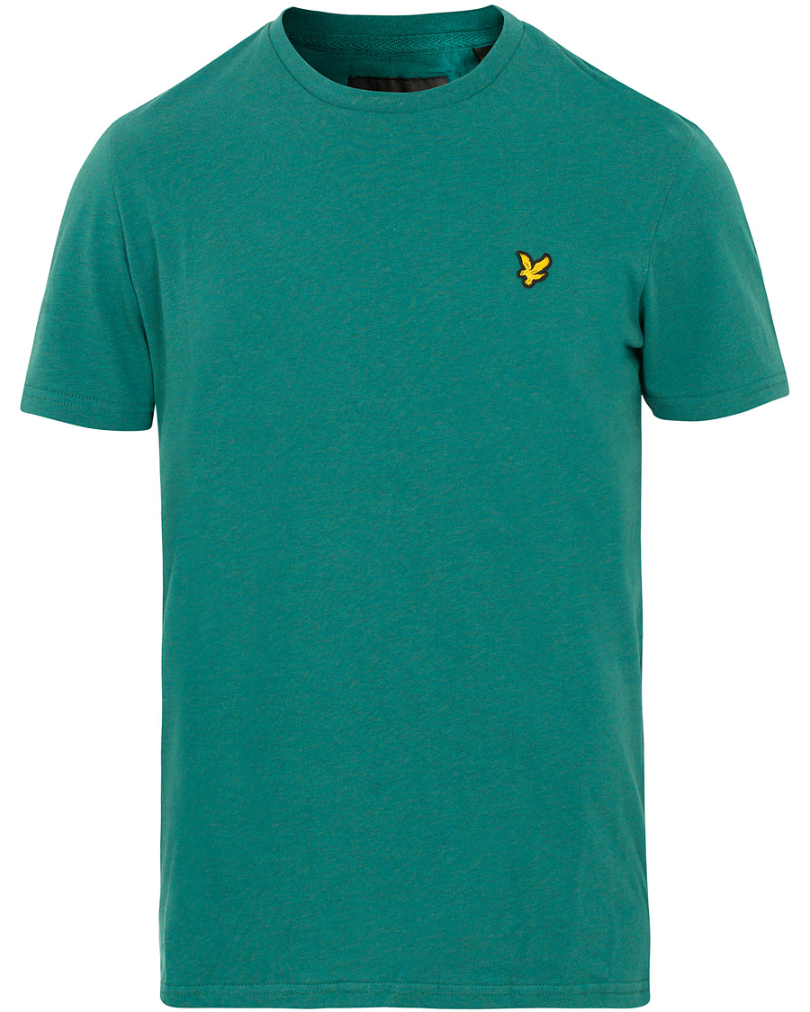 Heren | T-shirts | Lyle & Scott | Garment Dyed T-Shirt Alpine Green Marl