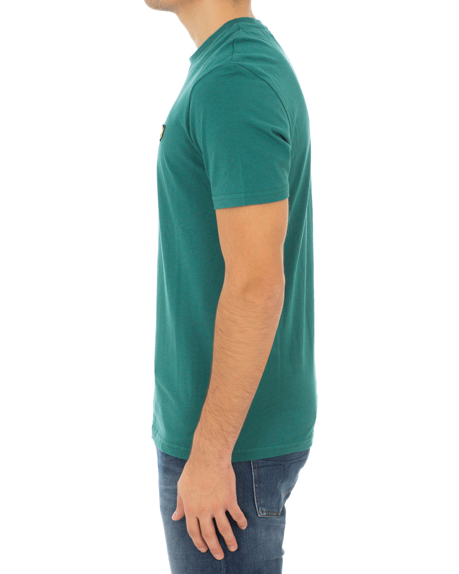 Heren | T-shirts | Lyle & Scott | Garment Dyed T-Shirt Alpine Green Marl