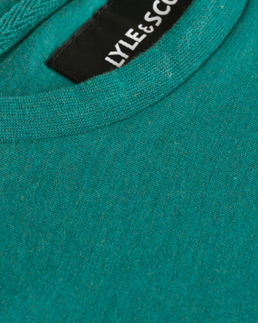 Heren | T-shirts | Lyle & Scott | Garment Dyed T-Shirt Alpine Green Marl