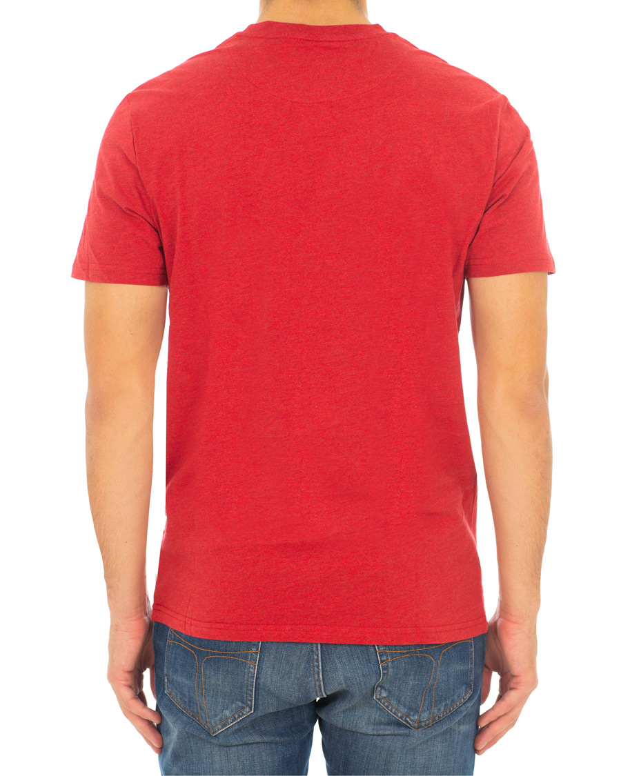 Heren | T-shirts | Lyle & Scott | Garment Dyed T-Shirt Dark Red Marl